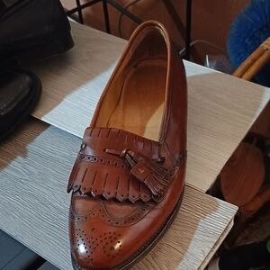 Johnston & Murphy Tan Leather Tassel Loafers (16)